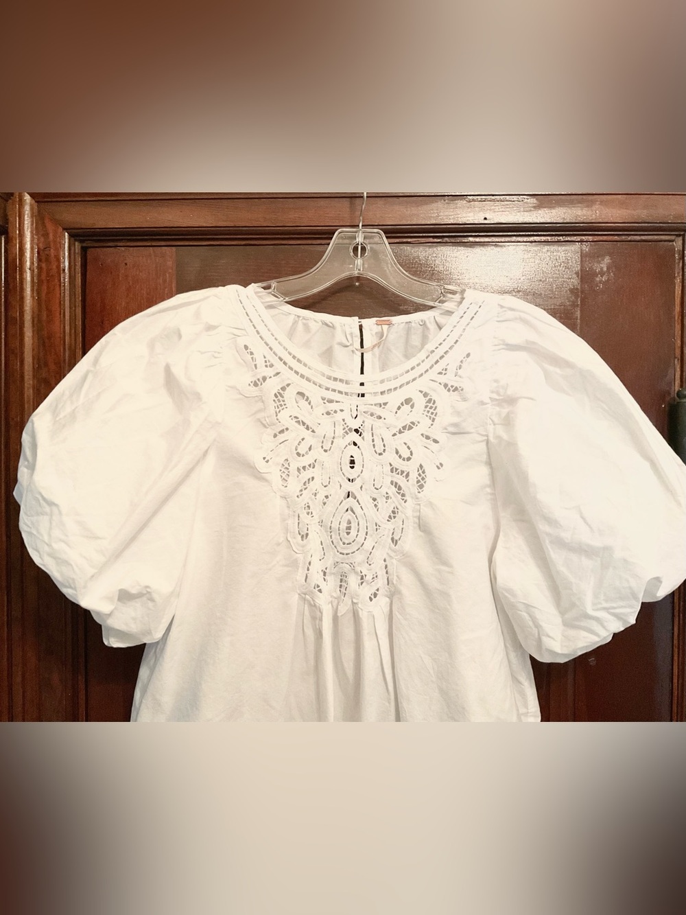 Free People Bardot Puff Sleeve Top - Picture 5 of 16